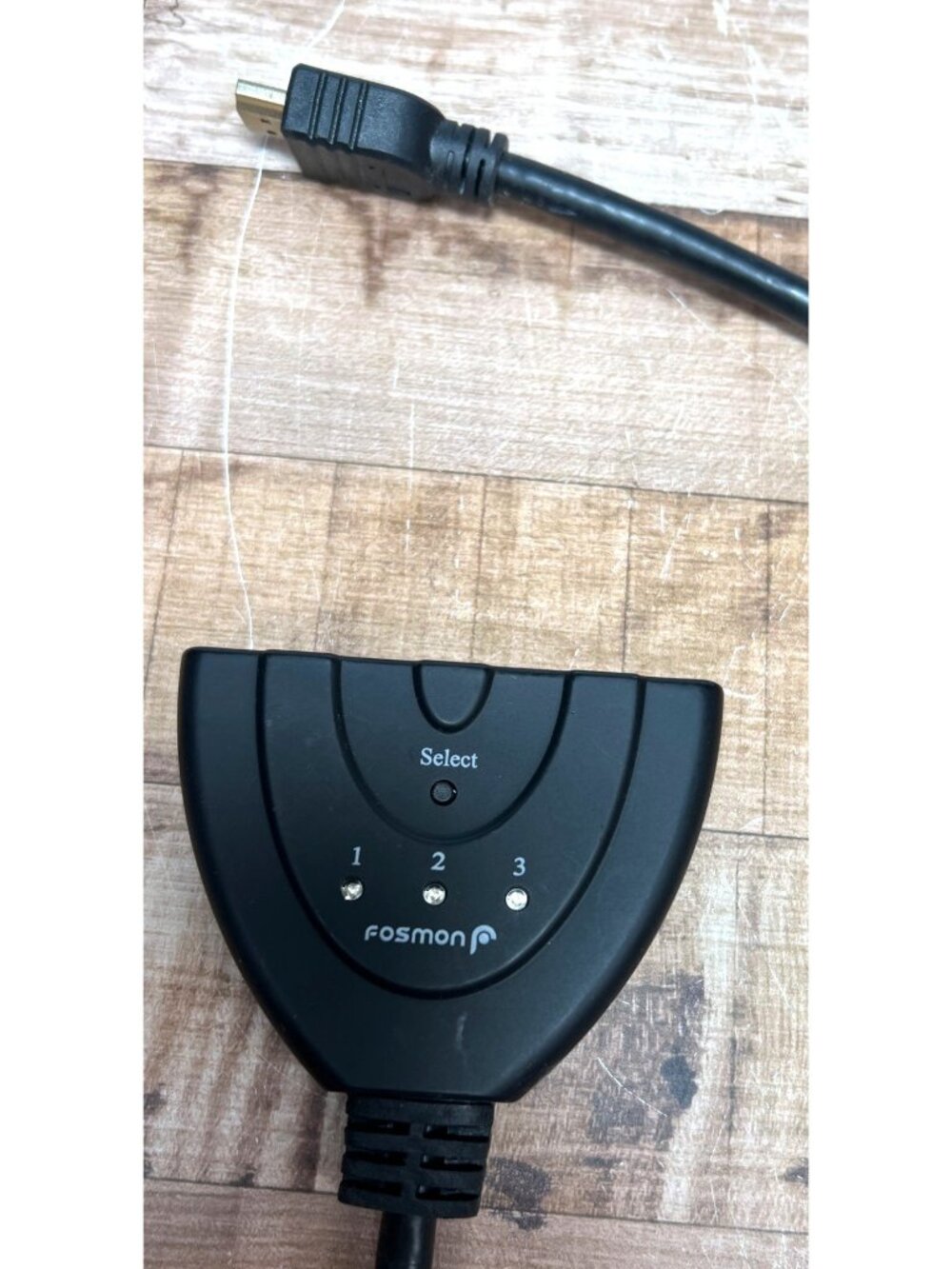Fosmon 3-Port HDMI Switch Splitter With LED Indicator